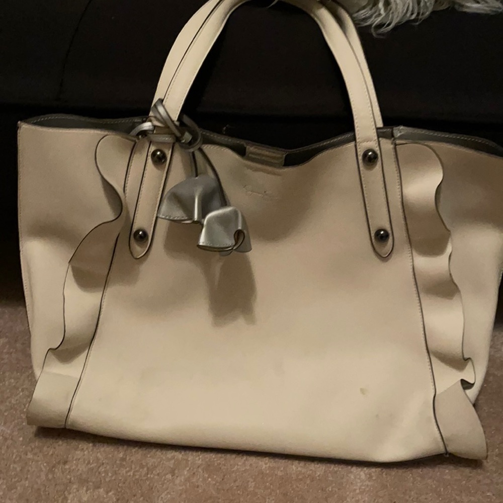 White Jessica Simpson purse